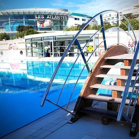 Tiny Studio Terrasse, Hypercentre La Plage A 2 Pas ! เลส์ซาบล์-โดล็อนน์ ภายนอก รูปภาพ