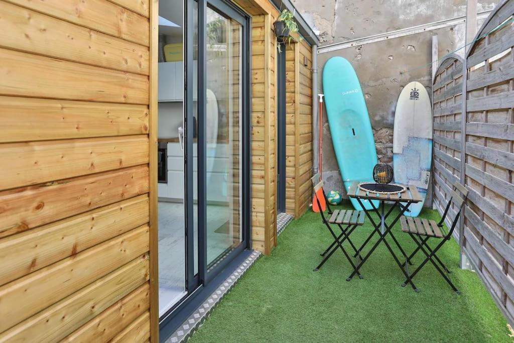 Tiny Studio Terrasse, Hypercentre La Plage A 2 Pas ! เลส์ซาบล์-โดล็อนน์ ภายนอก รูปภาพ